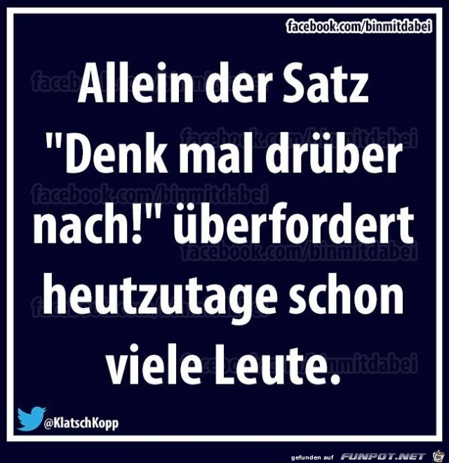 30 denk mal 30 denk mal