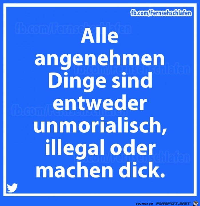 alle angenehmen dinge