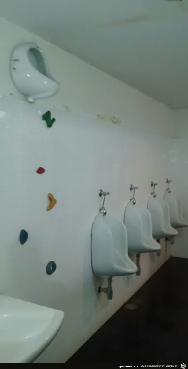 die freeclimbing-Toilette
