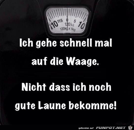 mal auf die Wage mal auf die Wage