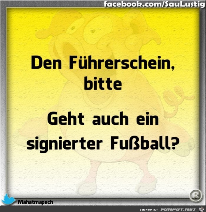 Fuehrerschein bitte Fuehrerschein bitte