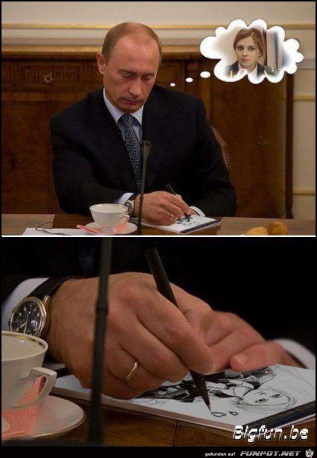 Putin verliebt Putin verliebt