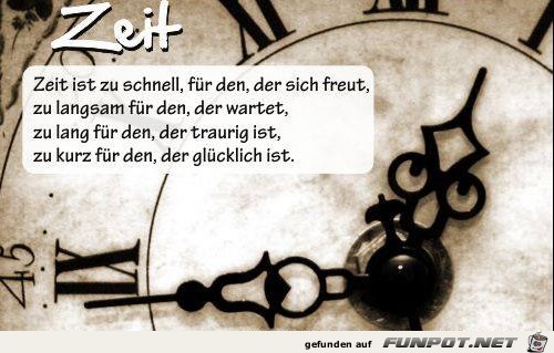 Zeit ist Zeit ist