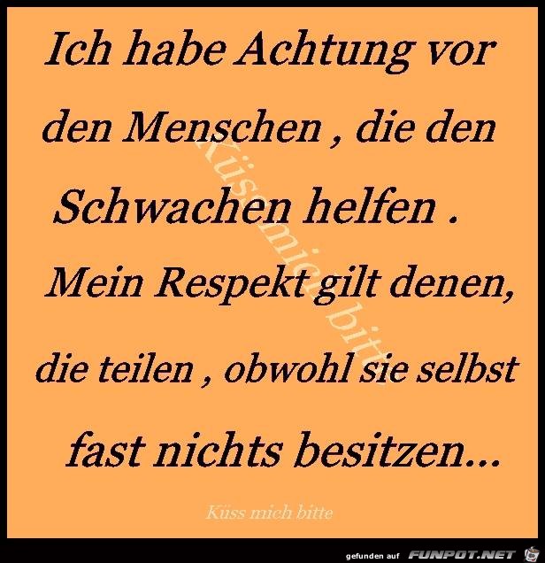 Ich habe Achtung