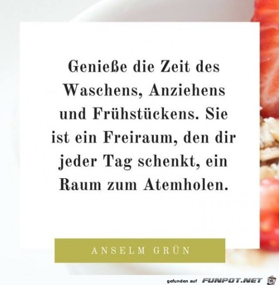 Geniesse die Zeit Geniesse die Zeit