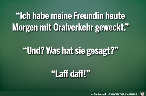 gesagt