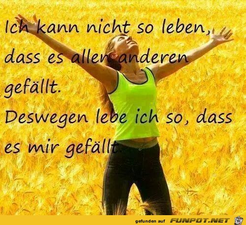 Ich kann nicht so leben Ich kann nicht so leben