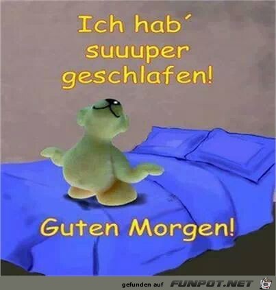super geschlafen super geschlafen