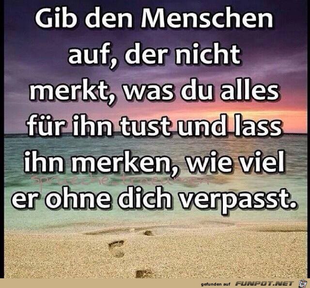 Gib den Menschen auf Gib den Menschen auf
