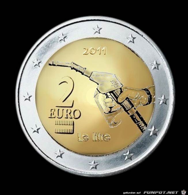 die 2-Euro-Tankmünze die 2-Euro-Tankmünze