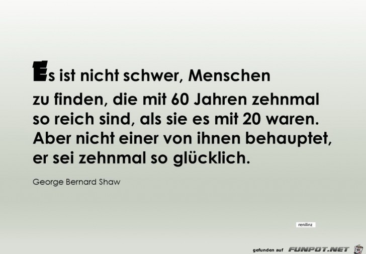 Es ist nicht schwer Menschen zu finden