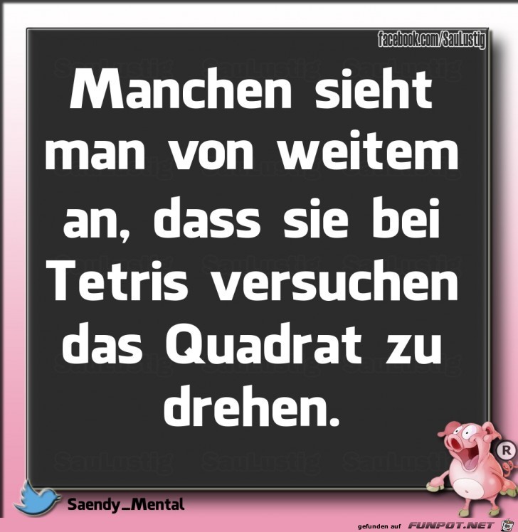 Manchen sieht mal es einfach an Manchen sieht mal es einfach an