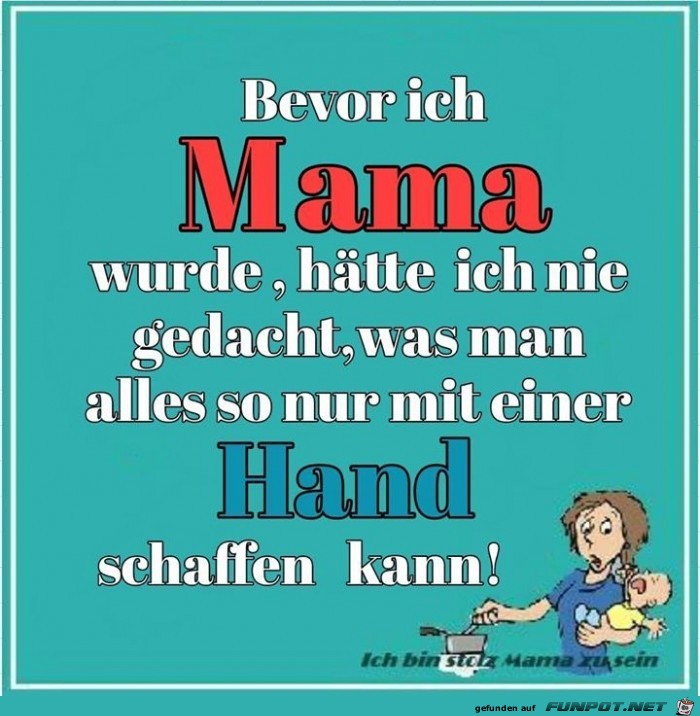mit einer hand mit einer hand