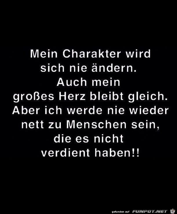 Mein Charakter Mein Charakter