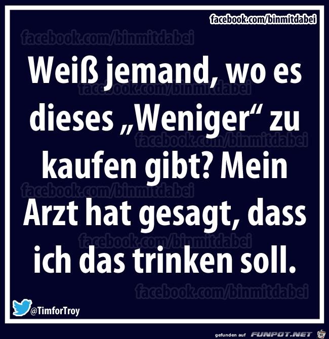 Weniger Weniger