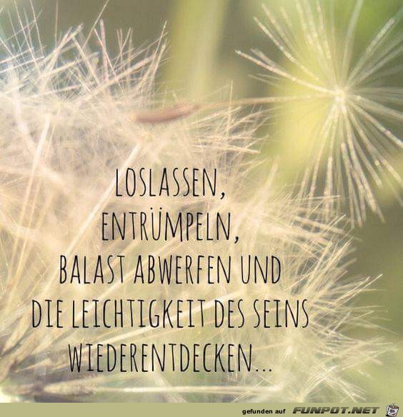 loslassen loslassen