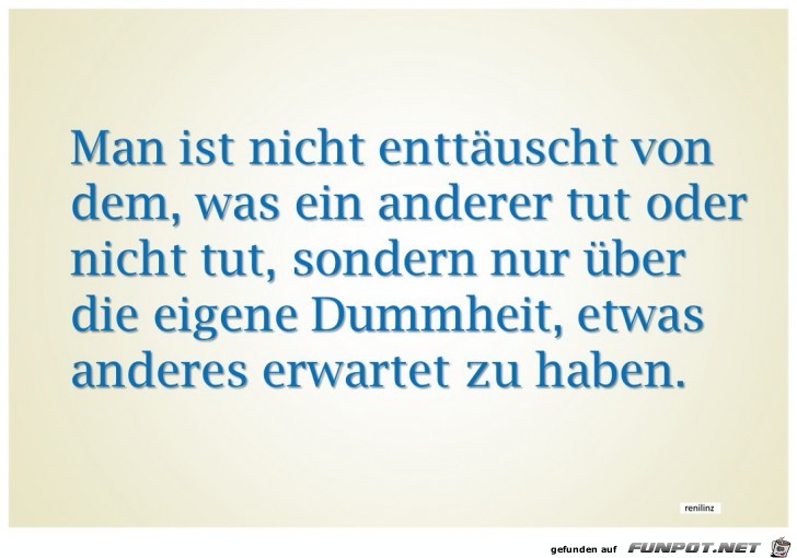 Man ist nicht enttaeuscht Man ist nicht enttaeuscht