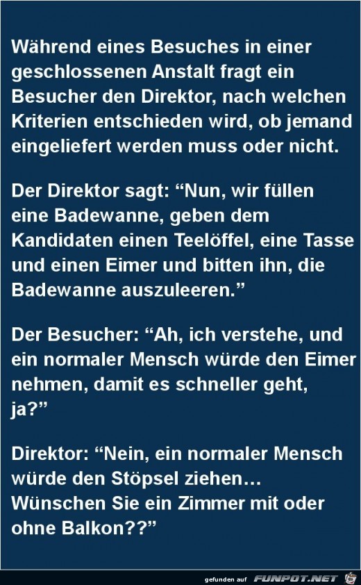 geschlossene Anstalt