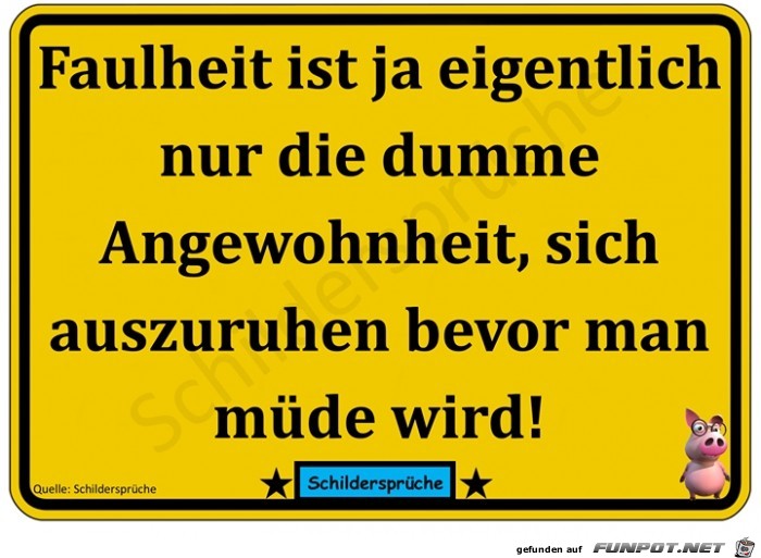 Faulheit