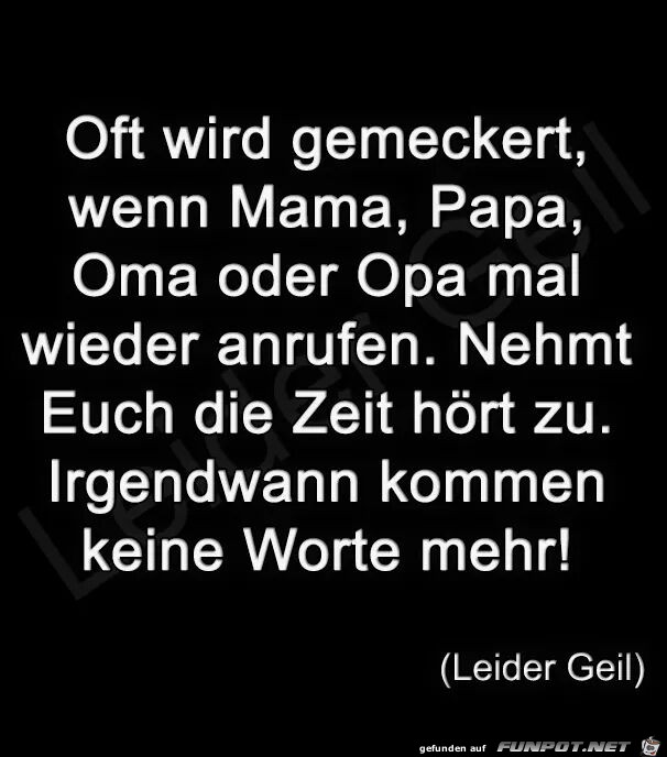 Oft wird gemeckert Oft wird gemeckert