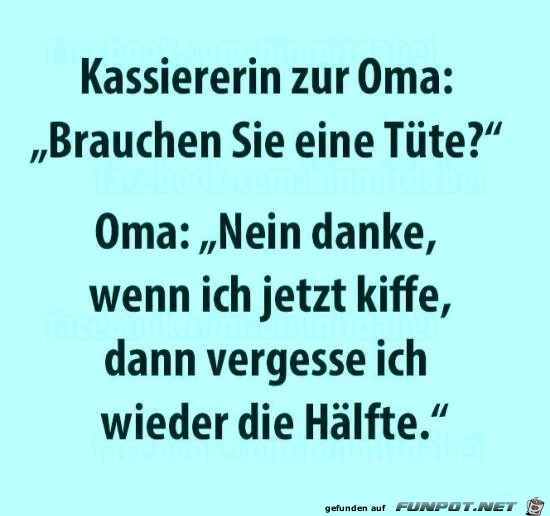 die Oma die Oma