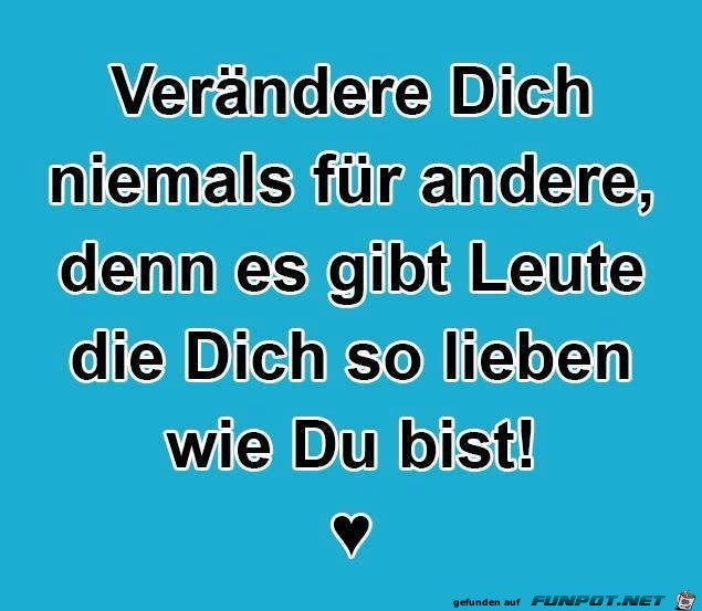 Verändere Dich niemals Verändere Dich niemals