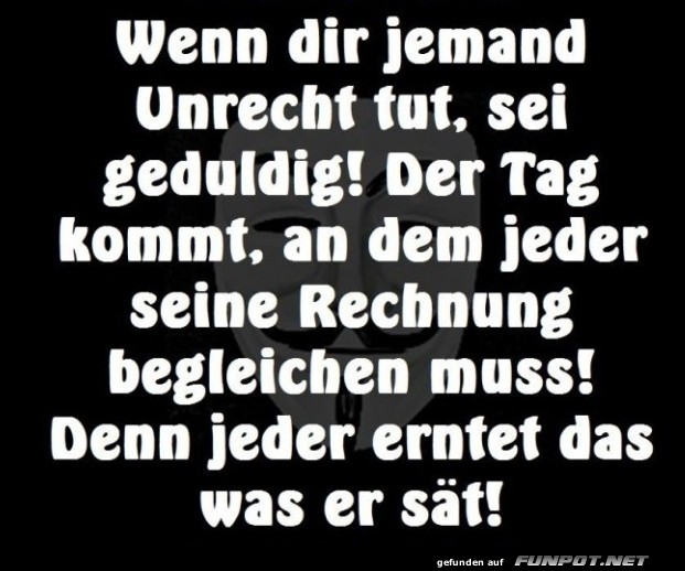 Jeder bekommt seine Rechnung