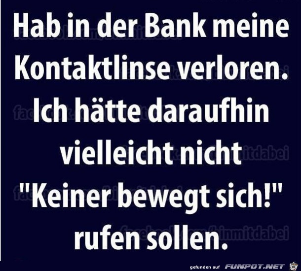keiner bewegt sich! keiner bewegt sich!