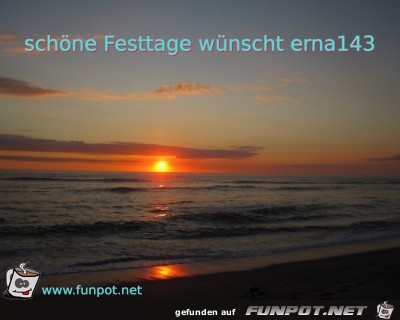 schoene Festtage wuenscht erna143 schoene Festtage wuenscht erna143