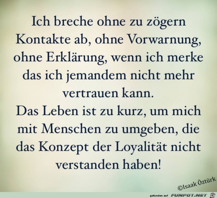 Ich breche ohne zu zoegern Ich breche ohne zu zoegern