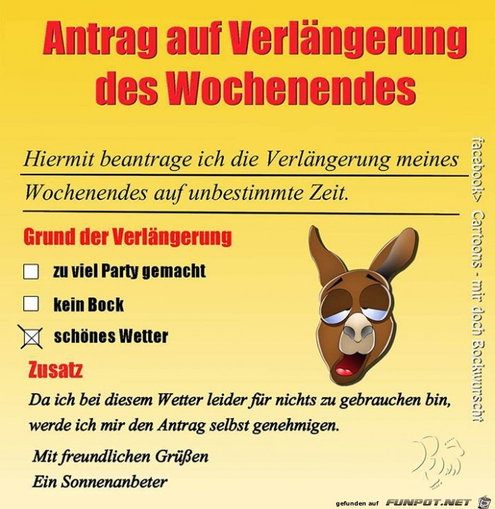 Antrag Antrag