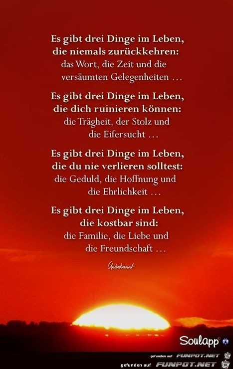 drei dinge