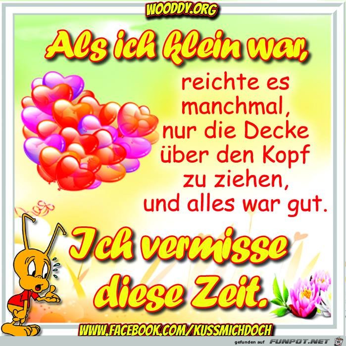 Als ich klein war