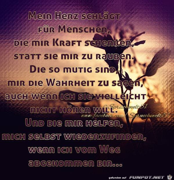 Mein Herz schlaegt