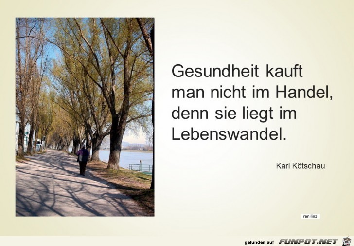 Gesundheit kauft man nicht im Handel Gesundheit kauft man nicht im Handel