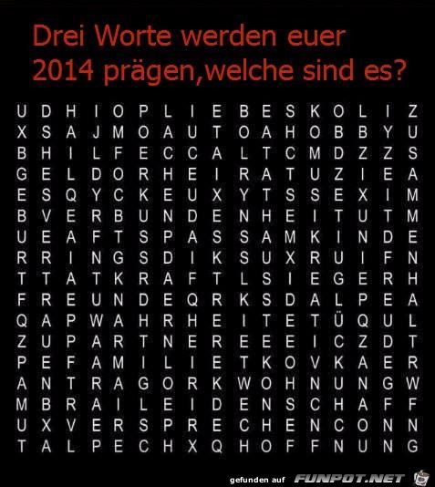 2014 woerter praegen 2014 woerter praegen