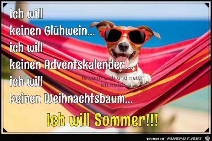 Ich will Sommer Ich will Sommer