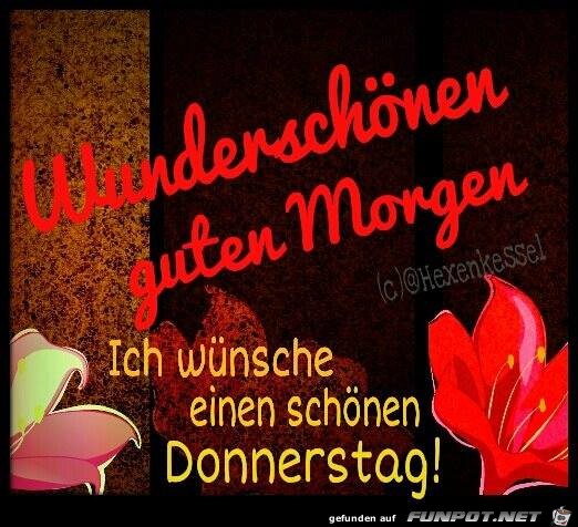 Einen schoenen Donnerstag