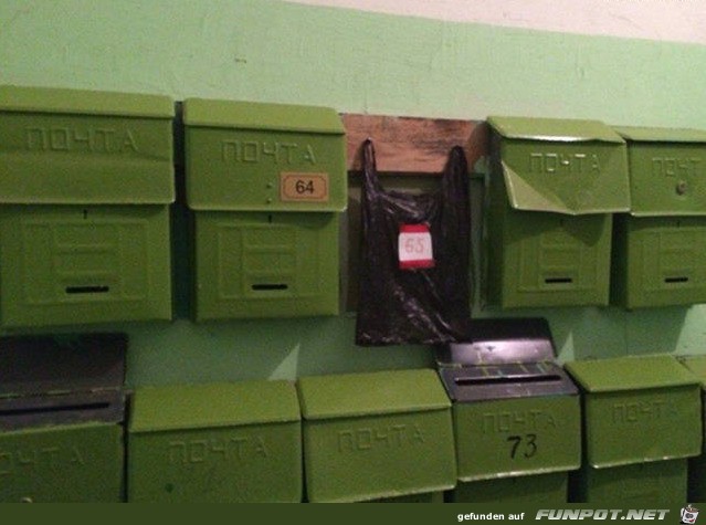 Komischer Briefkasten Komischer Briefkasten