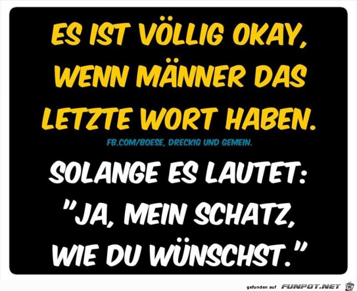 Das letzte Wort Das letzte Wort