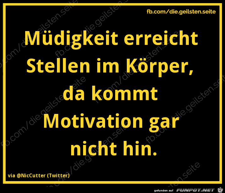 Müdigkeit Müdigkeit