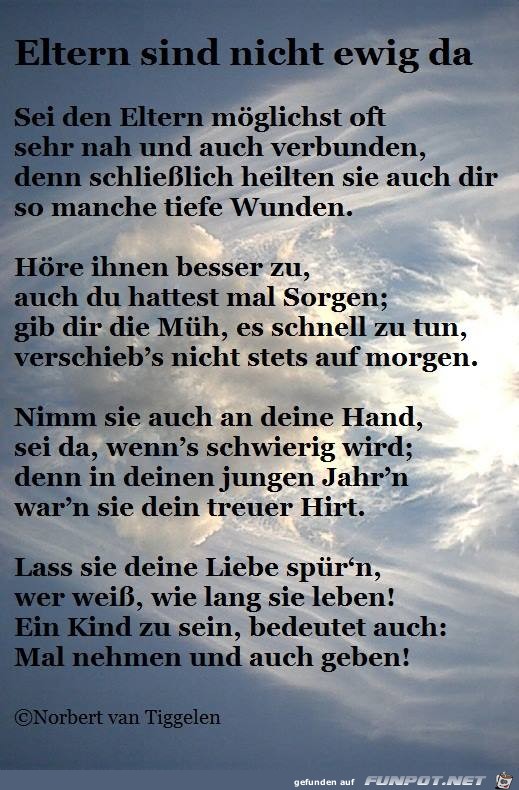 eltern sind nicht ewig da eltern sind nicht ewig da