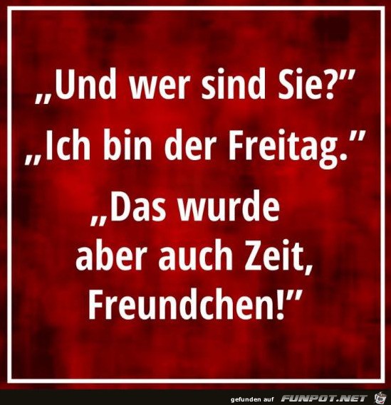 Freitag Freitag