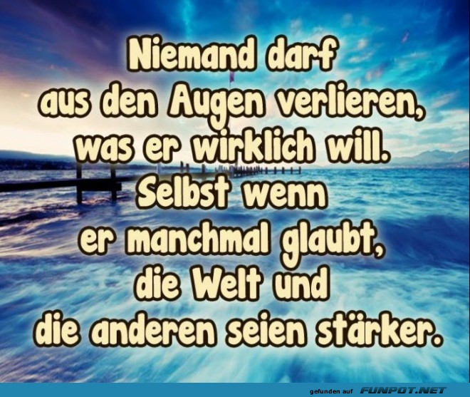Niemand darf Niemand darf