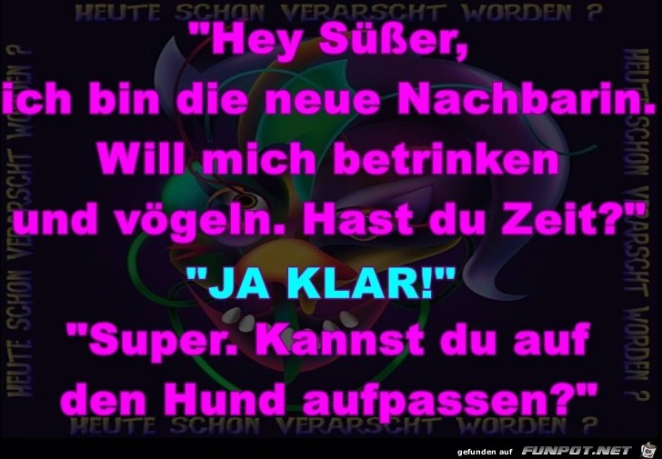 Die neue Nachbarin