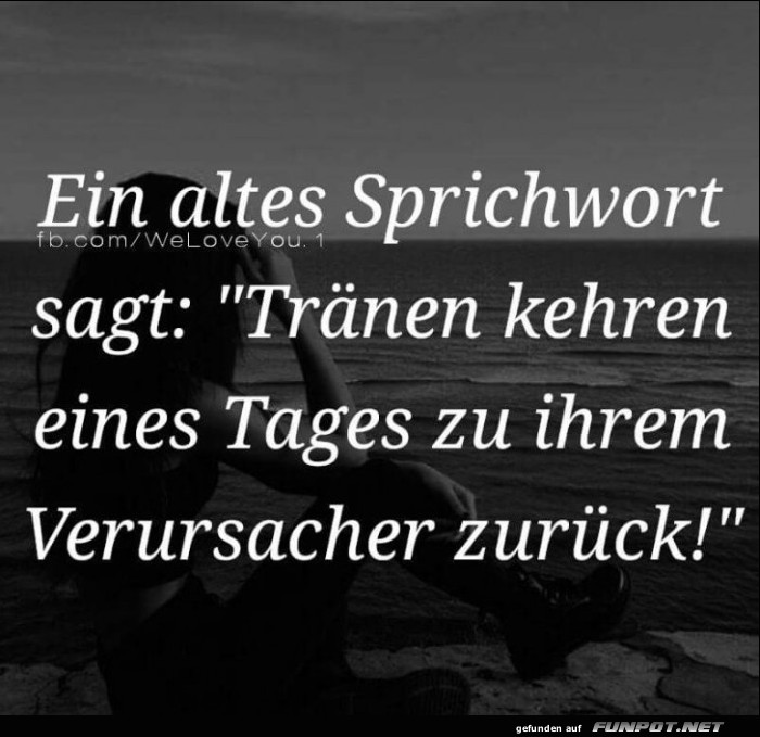 Ein altes Sprichwort Ein altes Sprichwort