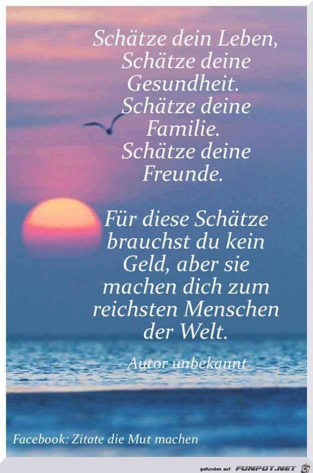 Schaetze dein Leben Schaetze dein Leben