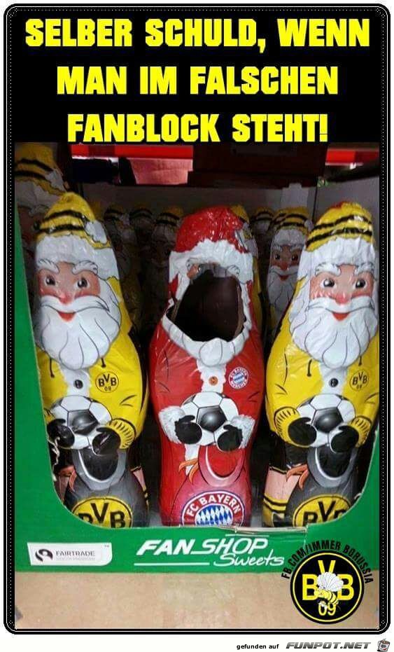 Im falschen Fanblock stehen Im falschen Fanblock stehen