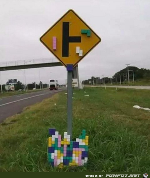 Tetris auf der Autobahn Tetris auf der Autobahn