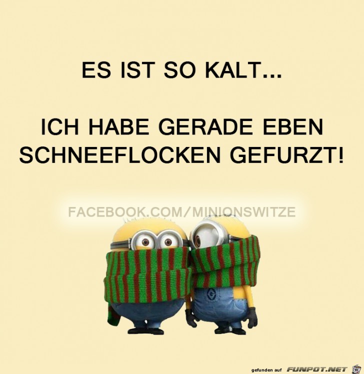 Es ist so kalt